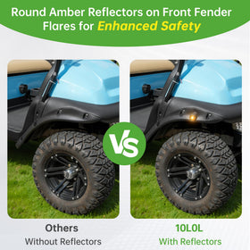 10L0L side-profile fender flare adds rugged look and splash guard