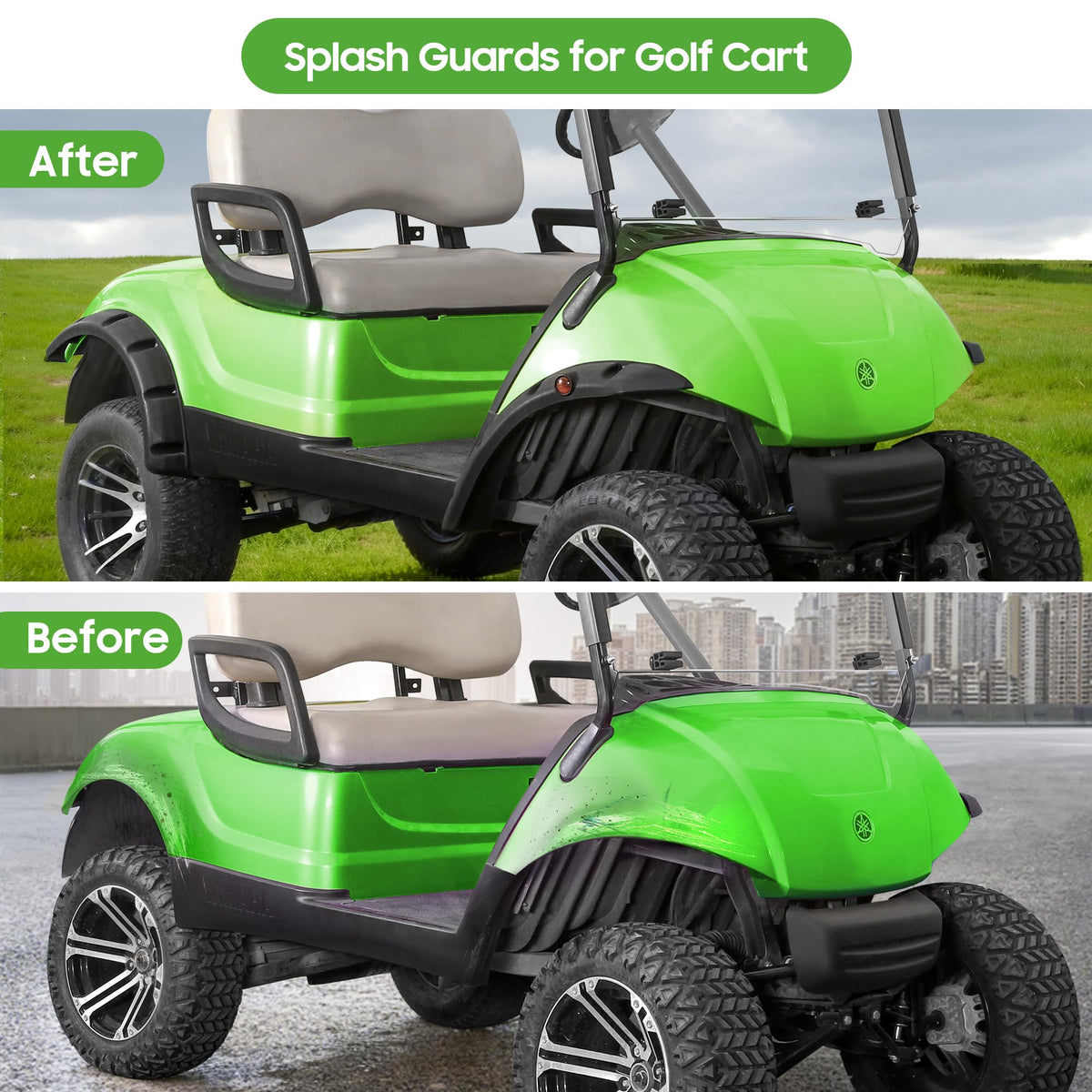 Stainless steel hardware ensures stable installation of 10L0L fender flares for G29.