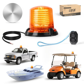10L0L Golf Cart Flashing Light front view boosts visibility for safer driving