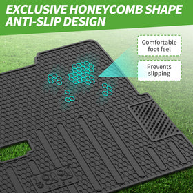 10L0L easy-to-install mat with edge wrap fits EZGO TXT and more