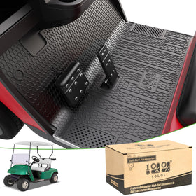 10L0L golf cart floor mat for EZGO TXT 1994+ protects cabin floor from mud.