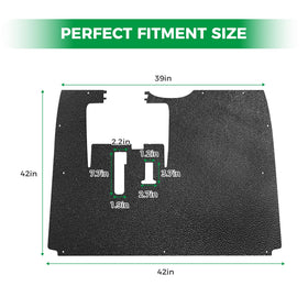 Anti-curl design keeps mat flat in Yamaha G29 interiors.