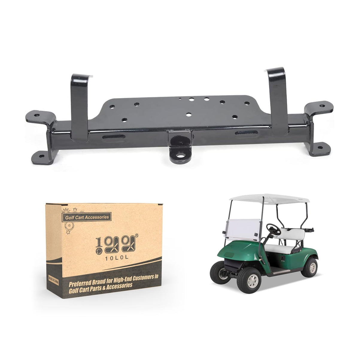 10L0L front-axle-weldment for EZGO TXT enhances steering stability