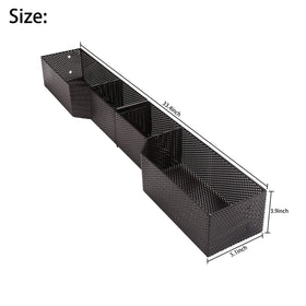 10L0L durable front basket stabilizes items during golf cart rides.