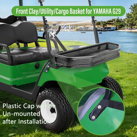 10L0L heavy-duty steel front basket withstands daily use and wear
