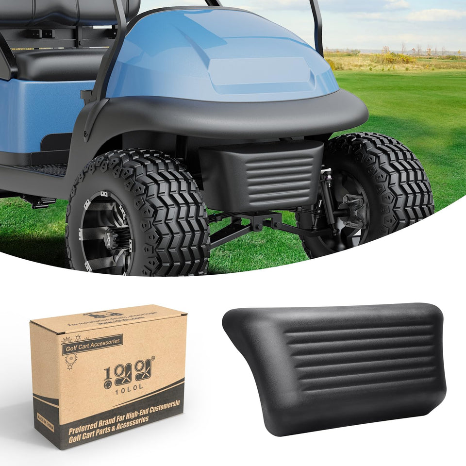 10L0L golf cart front bumper on Club Car Precedent 2008+ for durable protection.