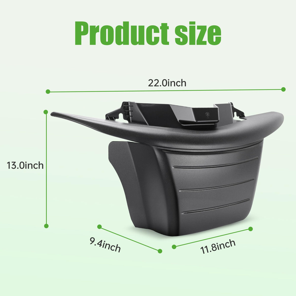 10L0L Golf cart front bumper on EZGO RXV 2016+ in use for protection.