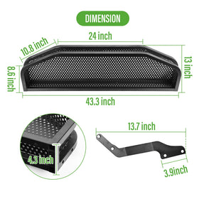 10L0L black powder coat finish complements Yamaha G29 aesthetics