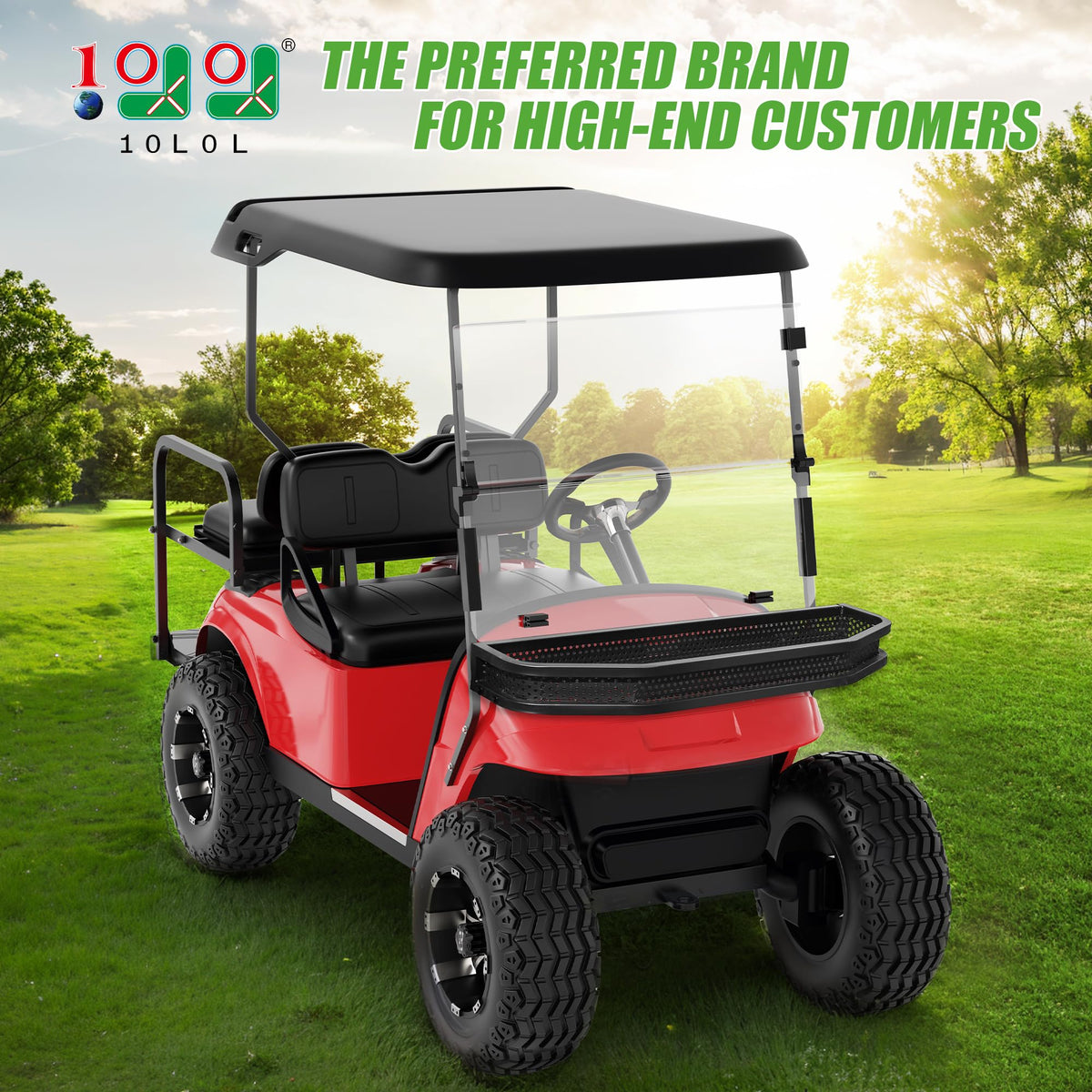 10L0L front cargo basket mounting brackets for quick, secure installation