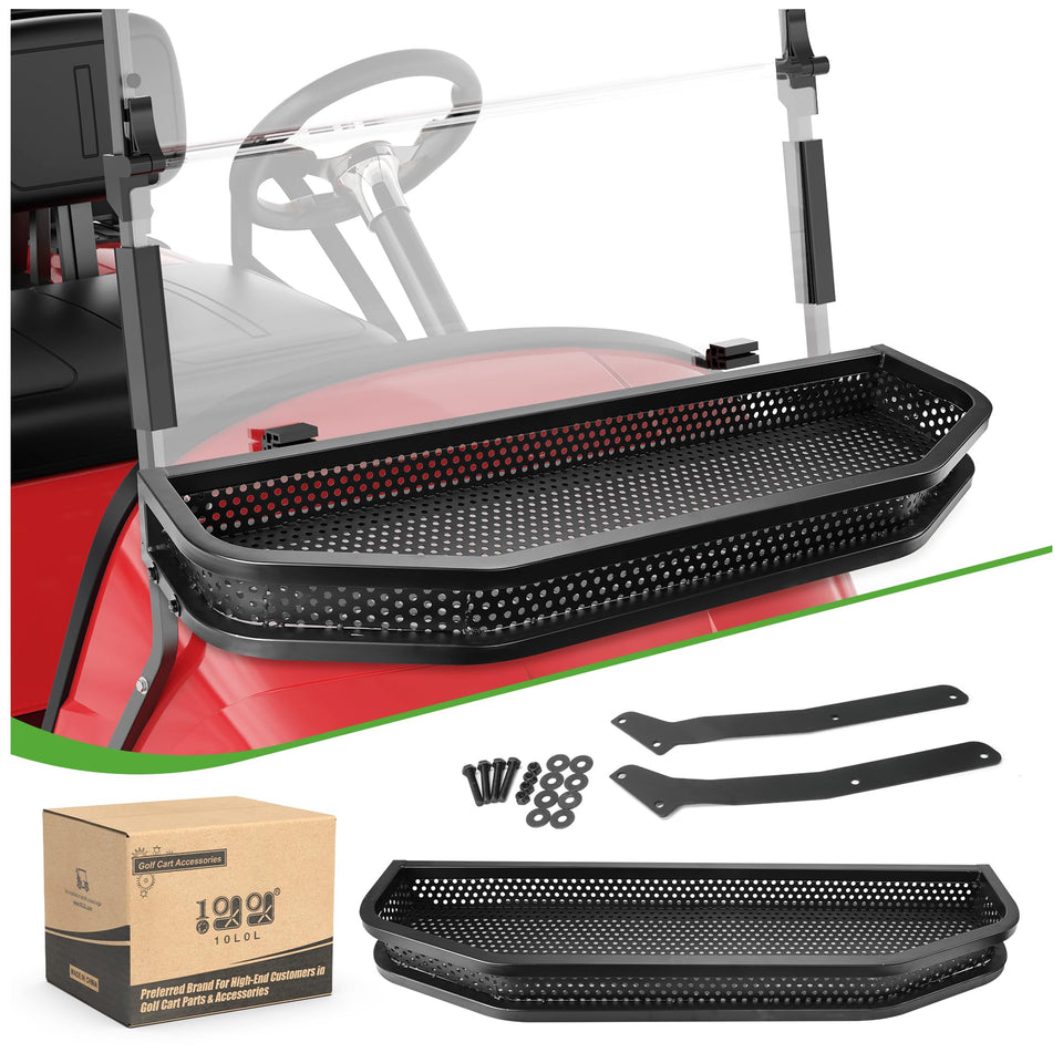 10L0L Golf Cart Ezgo TXT front cargo basket for tool and groceries storage