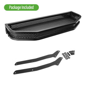 10L0L golf cart front cargo basket installed on Ezgo TXT for convenient access