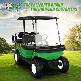 10L0L mounting brackets provide secure fit on gas and electric carts