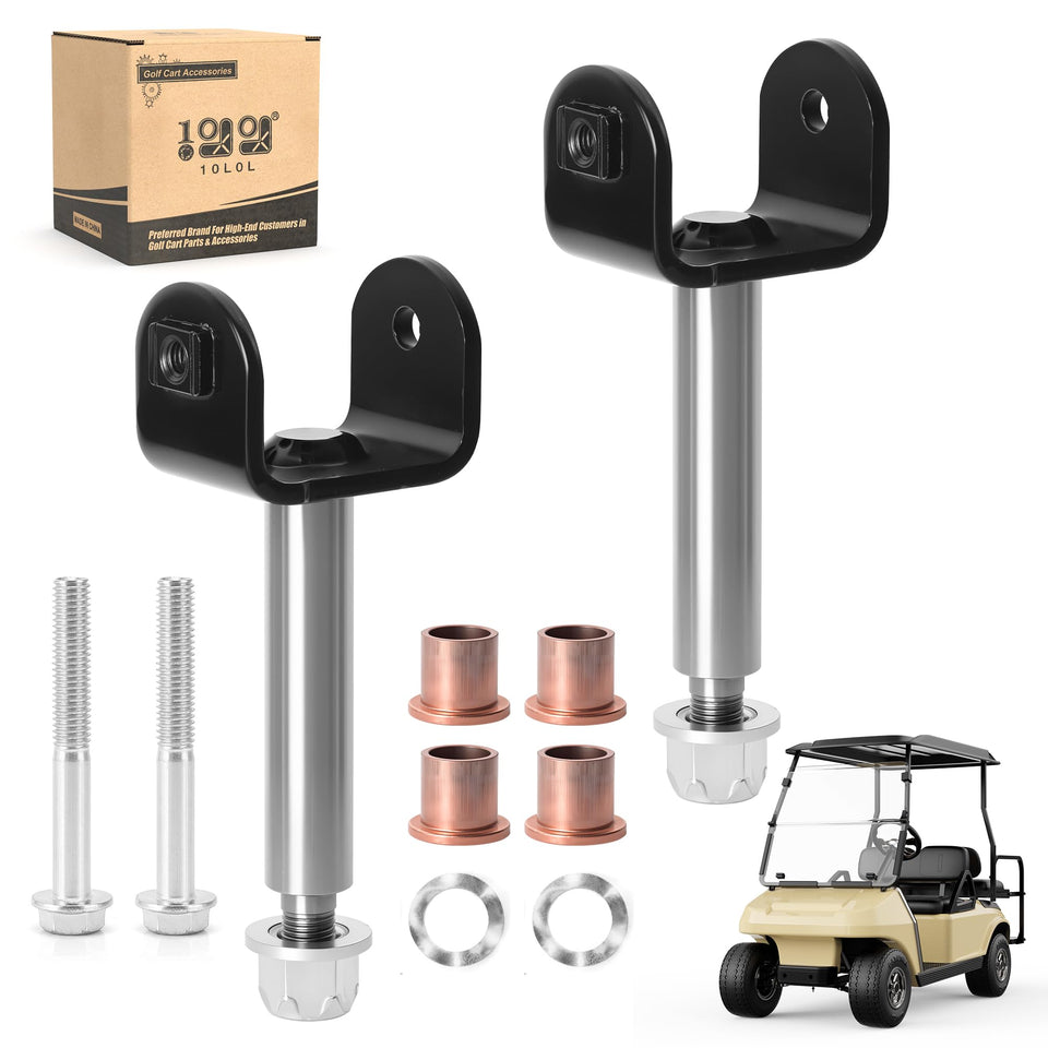 10L0L Golf Cart front-end king-pin repair kit for DS shows upgrade potential in steering stability.
