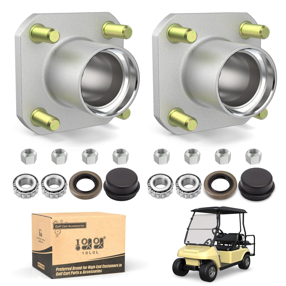10L0L golf cart front hub assembly for Club Car DS, smooth operation