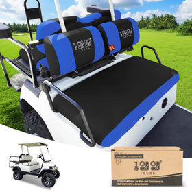 10L0L golf cart front seat cover on Yamaha G2 for cooling