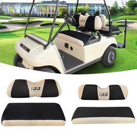 10L0L golf cart front seat cover improves comfort and protects upholstery.