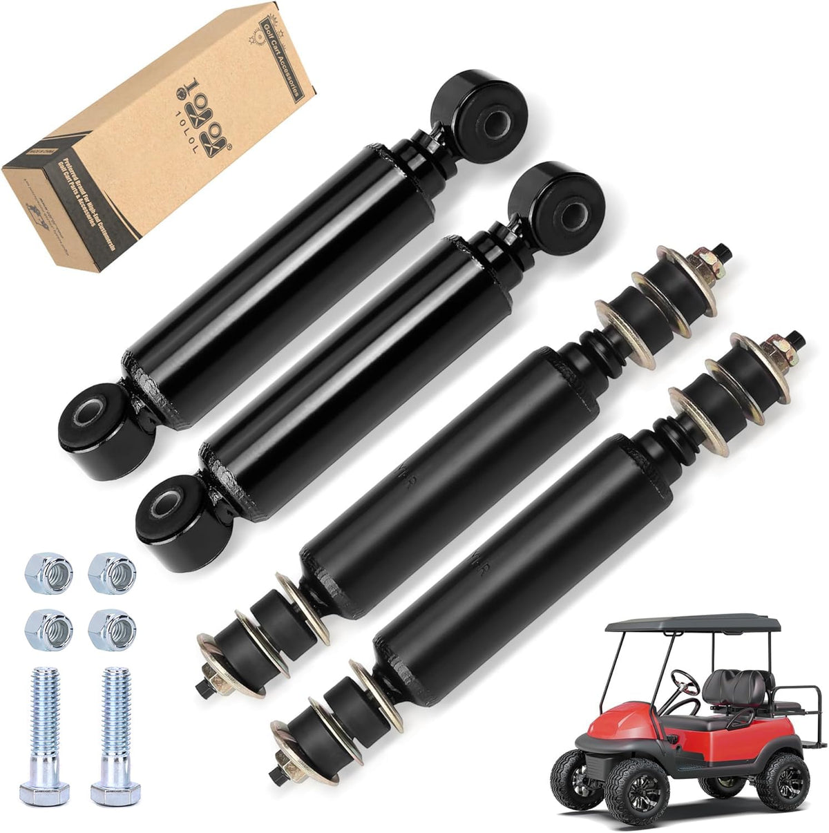 10L0L front shock absorber for Club Car DS models improves ride quality