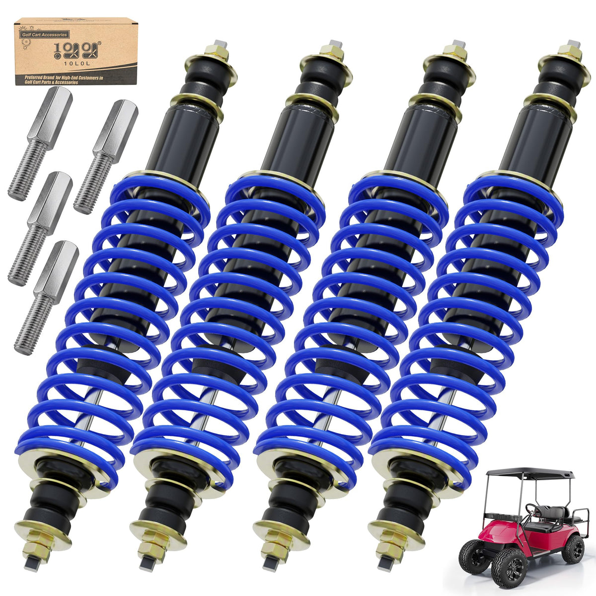 10L0L front shock absorber for EZGO improving ride stability