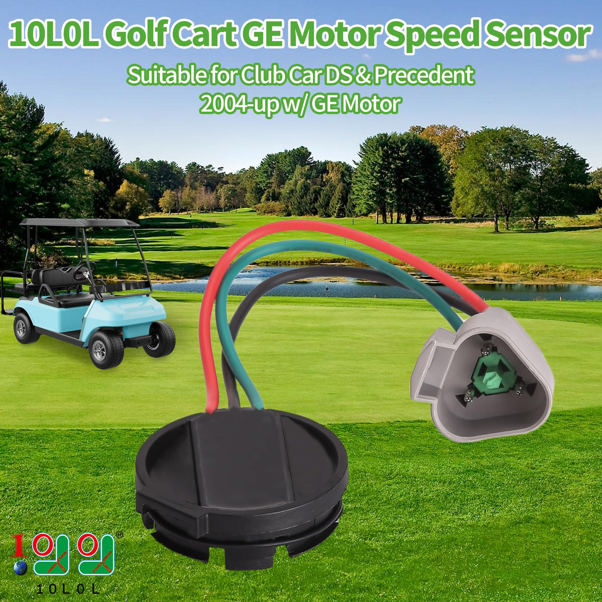 10L0L Golf Cart GE sensor packaging ready for OEM replacement.