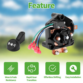 10L0L Golf Cart gear-transition action enables quick shifts with a simple press.