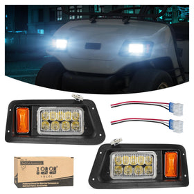10L0L golf cart headlight kit 3-pin harness included for quick install.