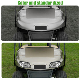 10L0L golf cart headlights installation tools, simplify setup with templates and cables.