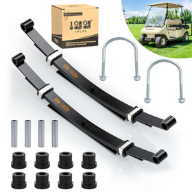 10l0l golf cart heavy-duty 4-leaf spring kit package for durable rear suspension