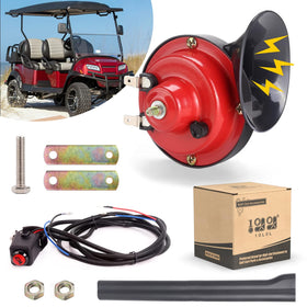 10L0L golf cart 12V horn kit horn for loud alerts on carts