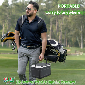 10L0L golf cart ice chest uses polyurethane insulation to keep beverages cold