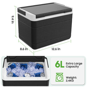 10L0L golf cart ice cooler beverage storage inside.