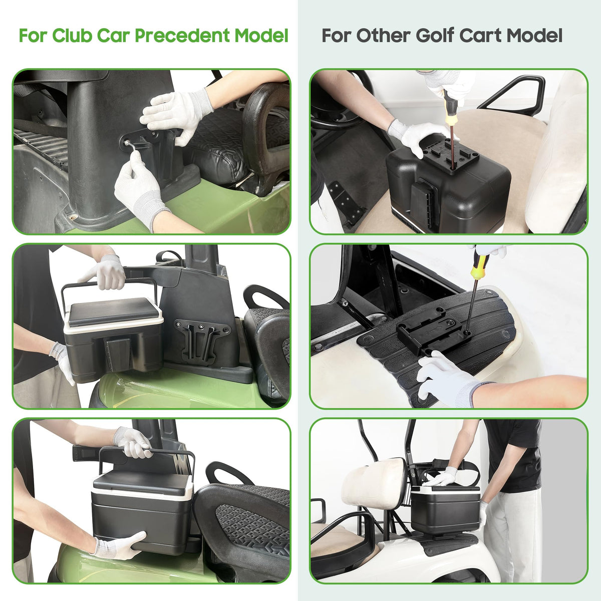 10L0L golf cart ice cooler durable materials for long trips.