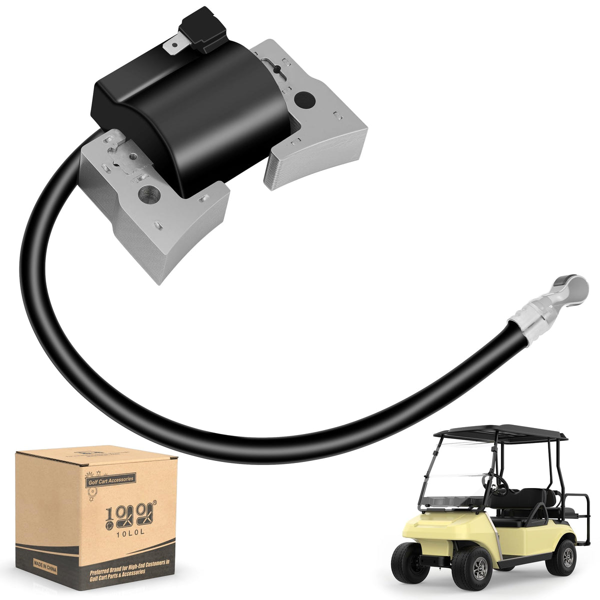10L0L golf cart ignition coil with built-in ignitor for reliable starts