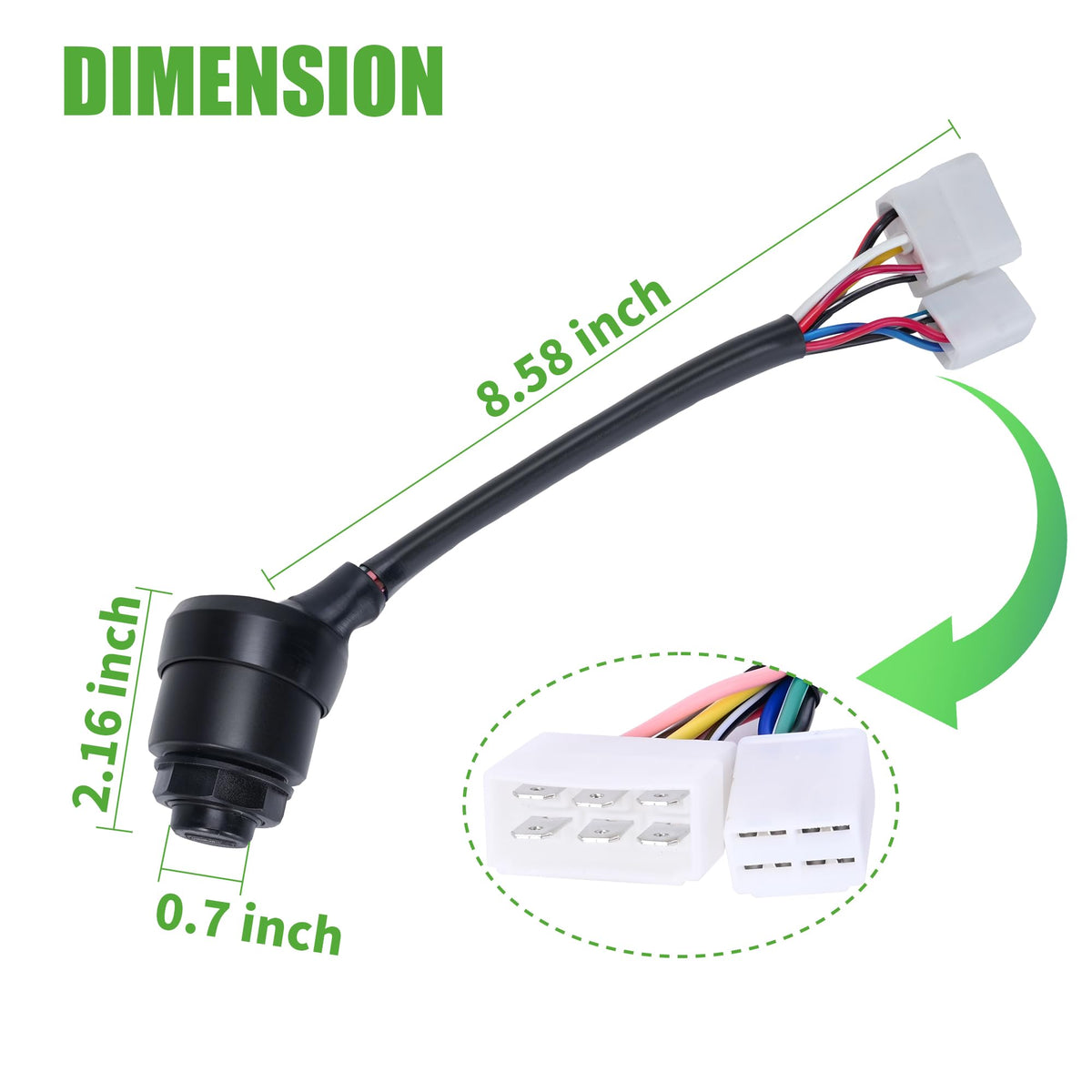 10L0L packaging for Yamaha G1 ignition switch shows ready-to-install accessory