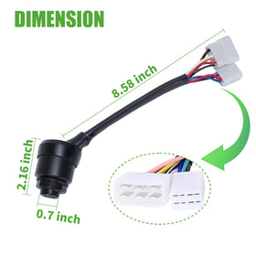 10L0L packaging for Yamaha G1 ignition switch shows ready-to-install accessory