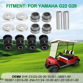 10L0L Golf Cart bushing kit includes hardware for quick installation.