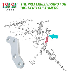 10L0L Golf Cart Knuckle Arm Yamaha G29 Drive passenger-side with durable construction.