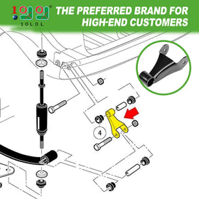 10L0L Rubber bushings kit ready to restore ride quality
