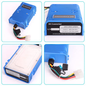 10L0L unit powering LEDs and accessories in a golf cart