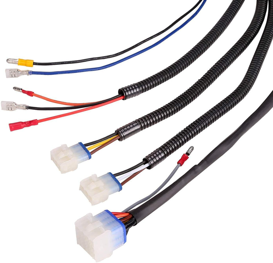 10L0L Club Car Precedent taillight harness front view for easy installation
