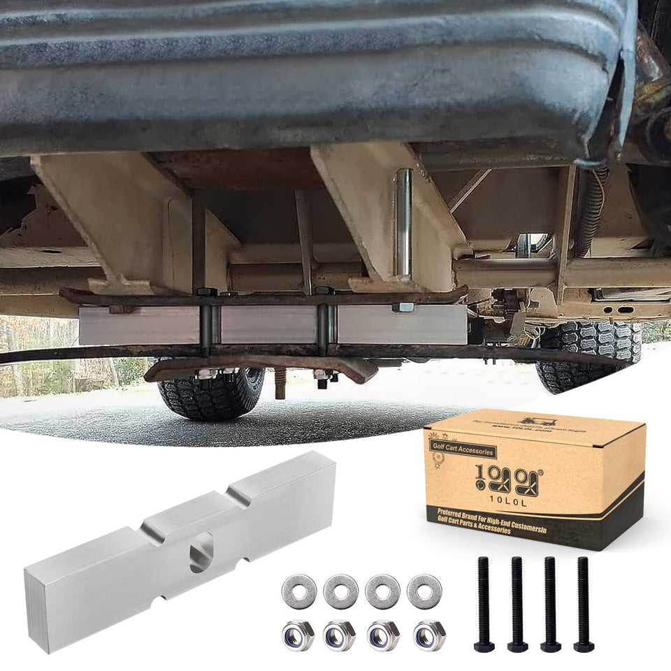 10L0L Golf Cart Low Pro Front End Lift Block for Club Car DS front clearance.