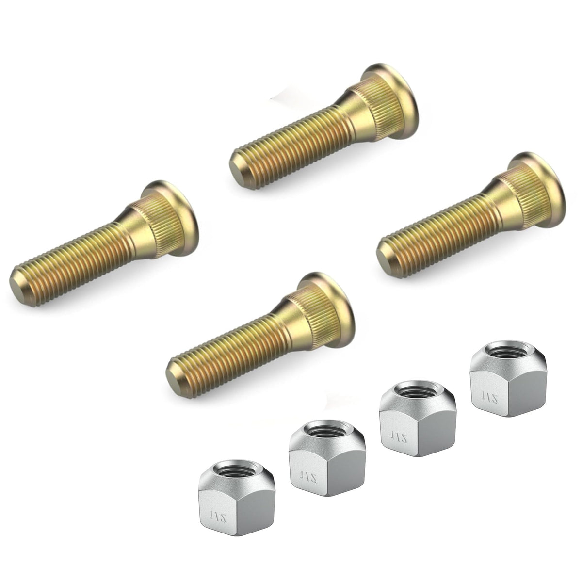 10L0L golf cart lug nuts and studs kit for secure mounting