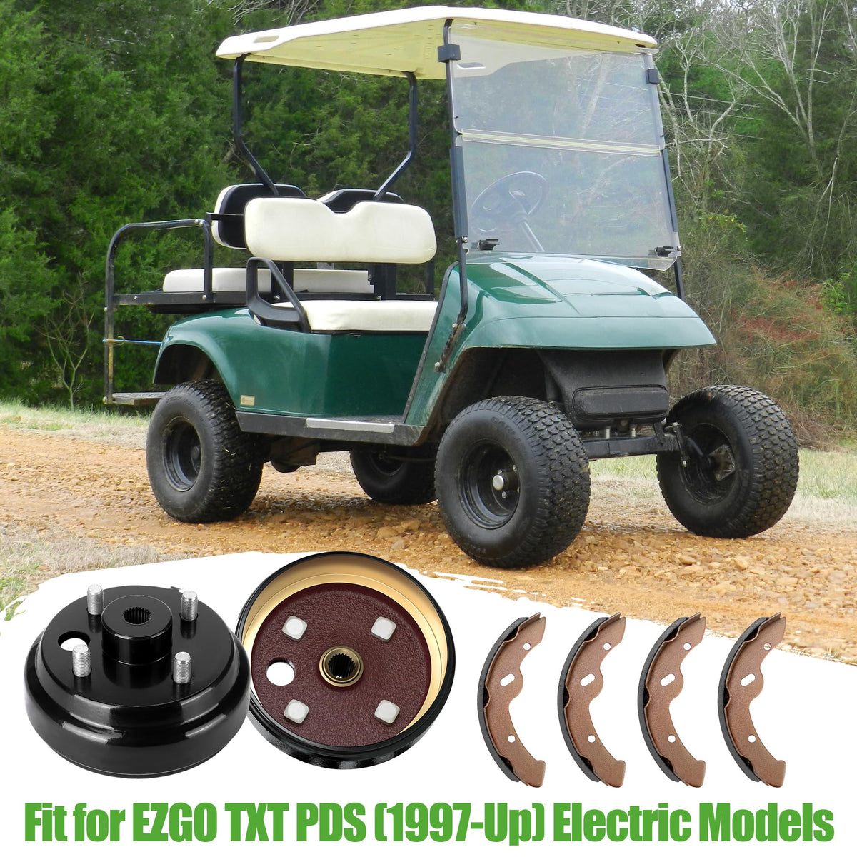 10L0L lug nuts and washers for EZGO TXT secure mounting and safety.