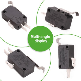 Package-included 10L0L micro switches for a complete replacement set.