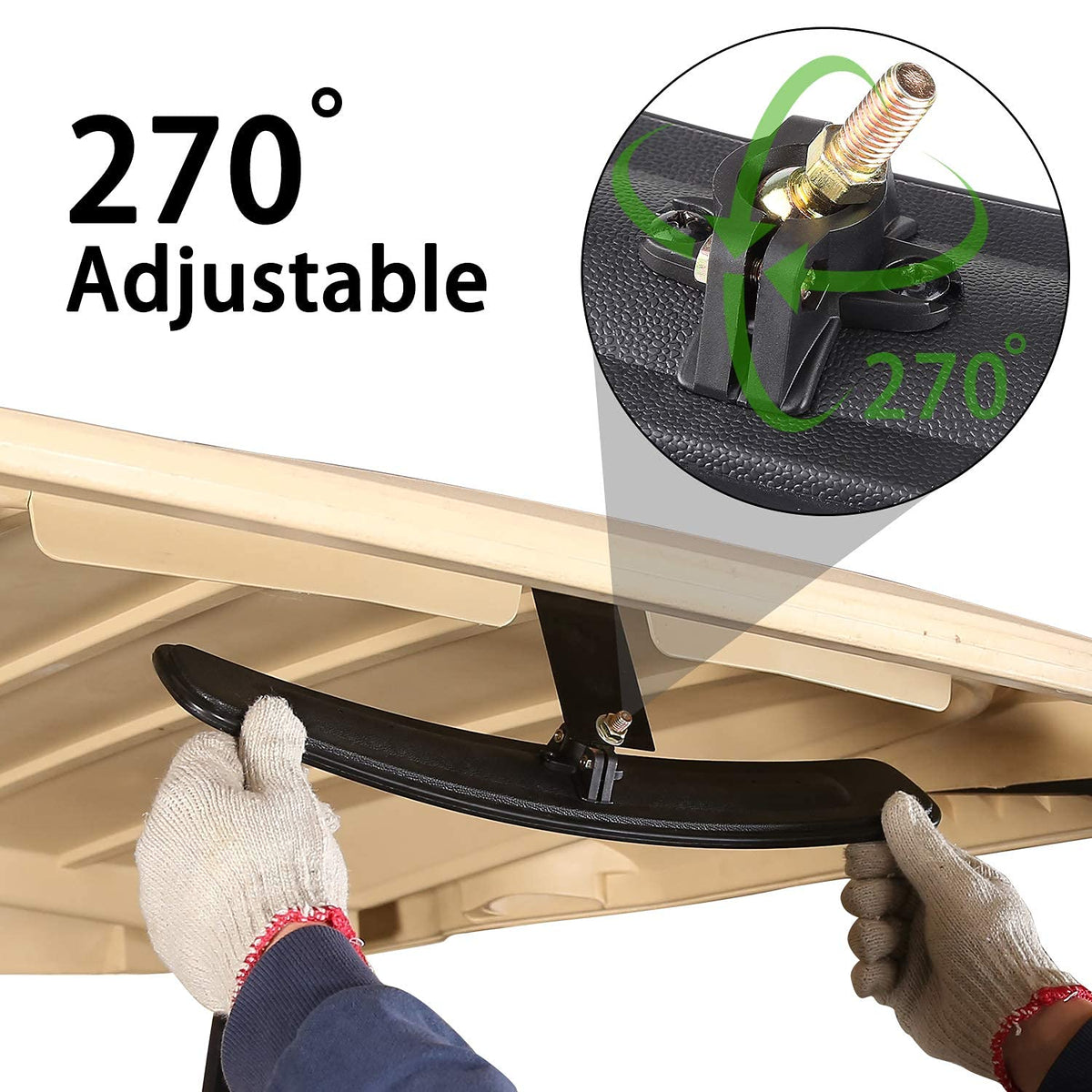 10L0L anti-glare and anti-shake golf cart mirror for comfortable viewing