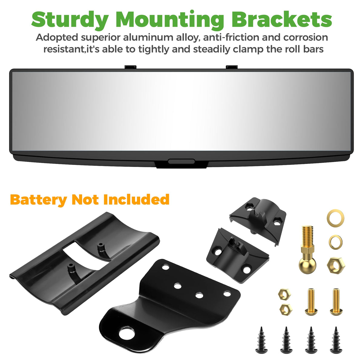 10L0L mirror installs in minutes with included instructions