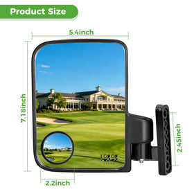 Embedded adjustable joint allows precise angle adjustments for optimal viewing.