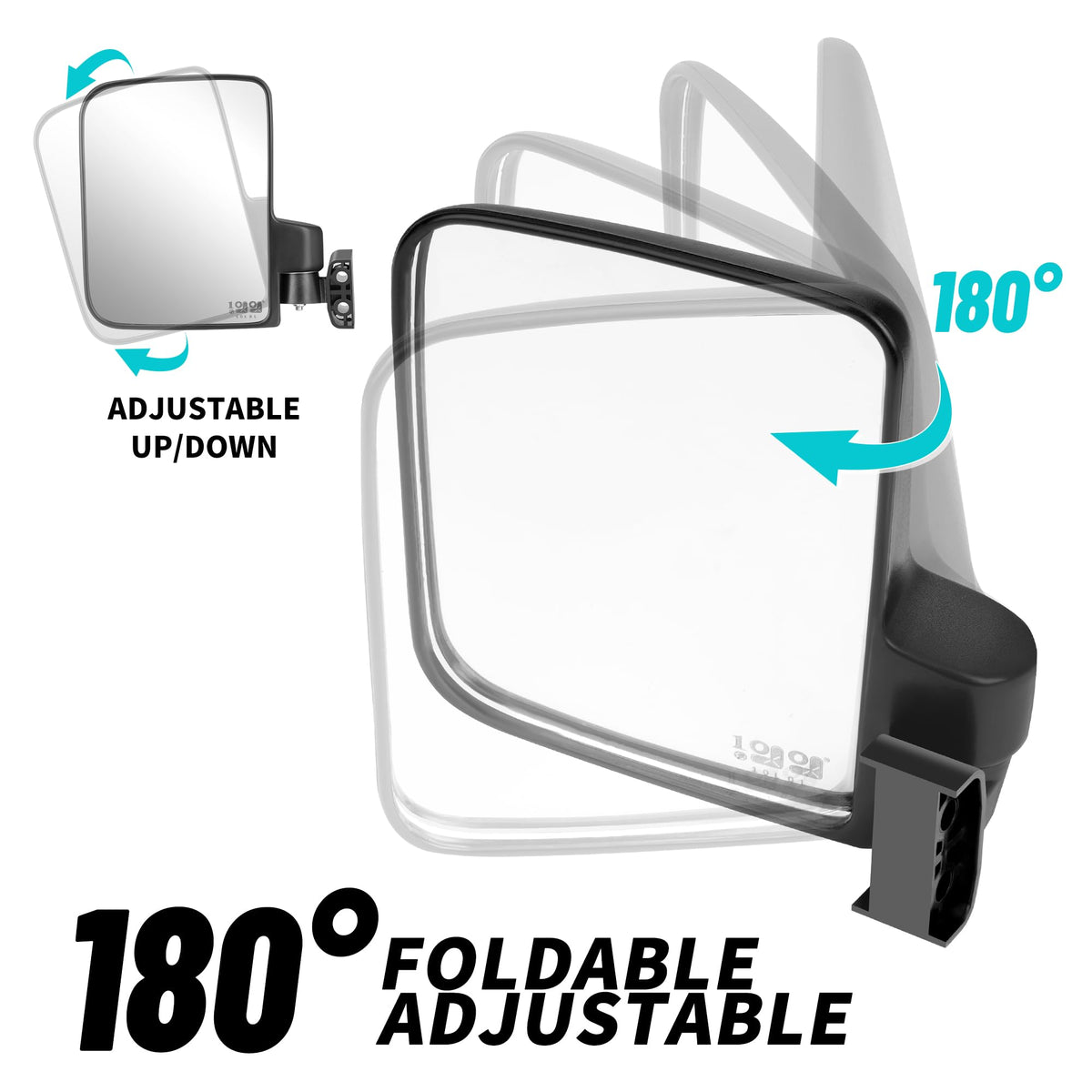 10L0L golf cart mirror EZGO fit adapts to EZGO TXT and RXV