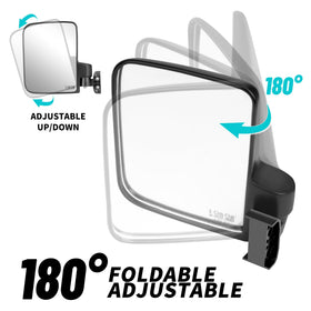 10L0L golf cart mirror EZGO fit adapts to EZGO TXT and RXV