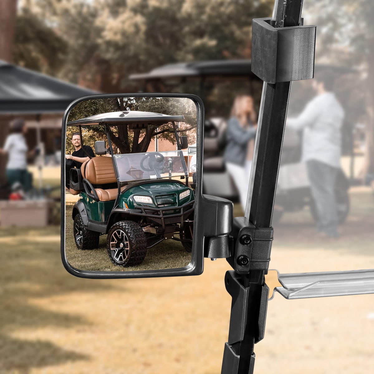 10L0L golf cart mirror installation hardware included for easy mounting