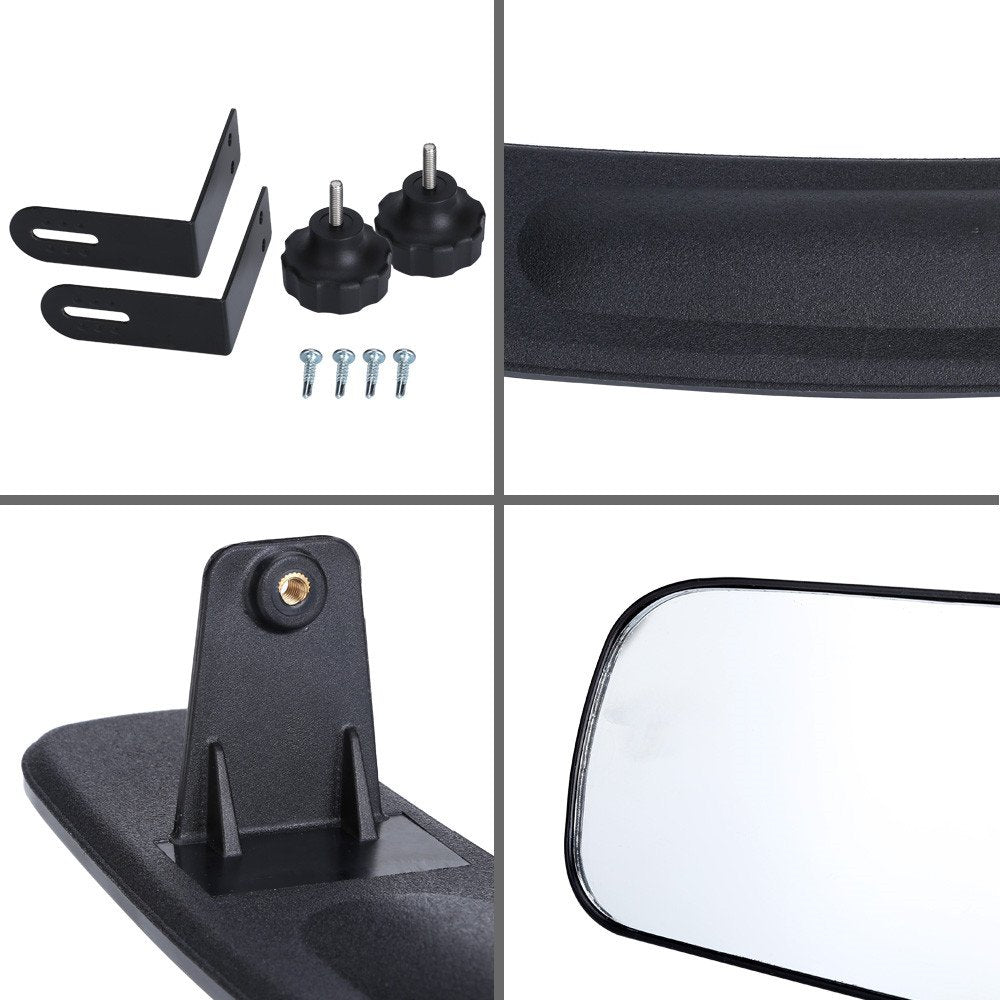 10L0L rear view mirror provides easy rear checks for safer rides
